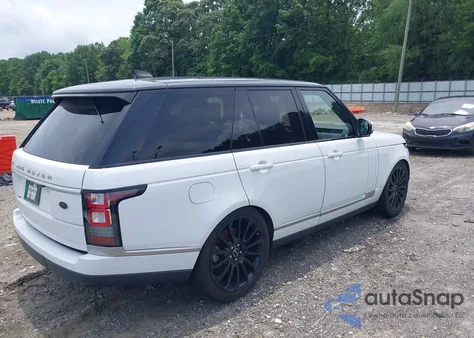 2017 Land Rover Range Rover 3.0L V6 Turbocharged Diesel Hse Td6 z USA, uszkodzony, nr VIN SALGS2FK9HA357978